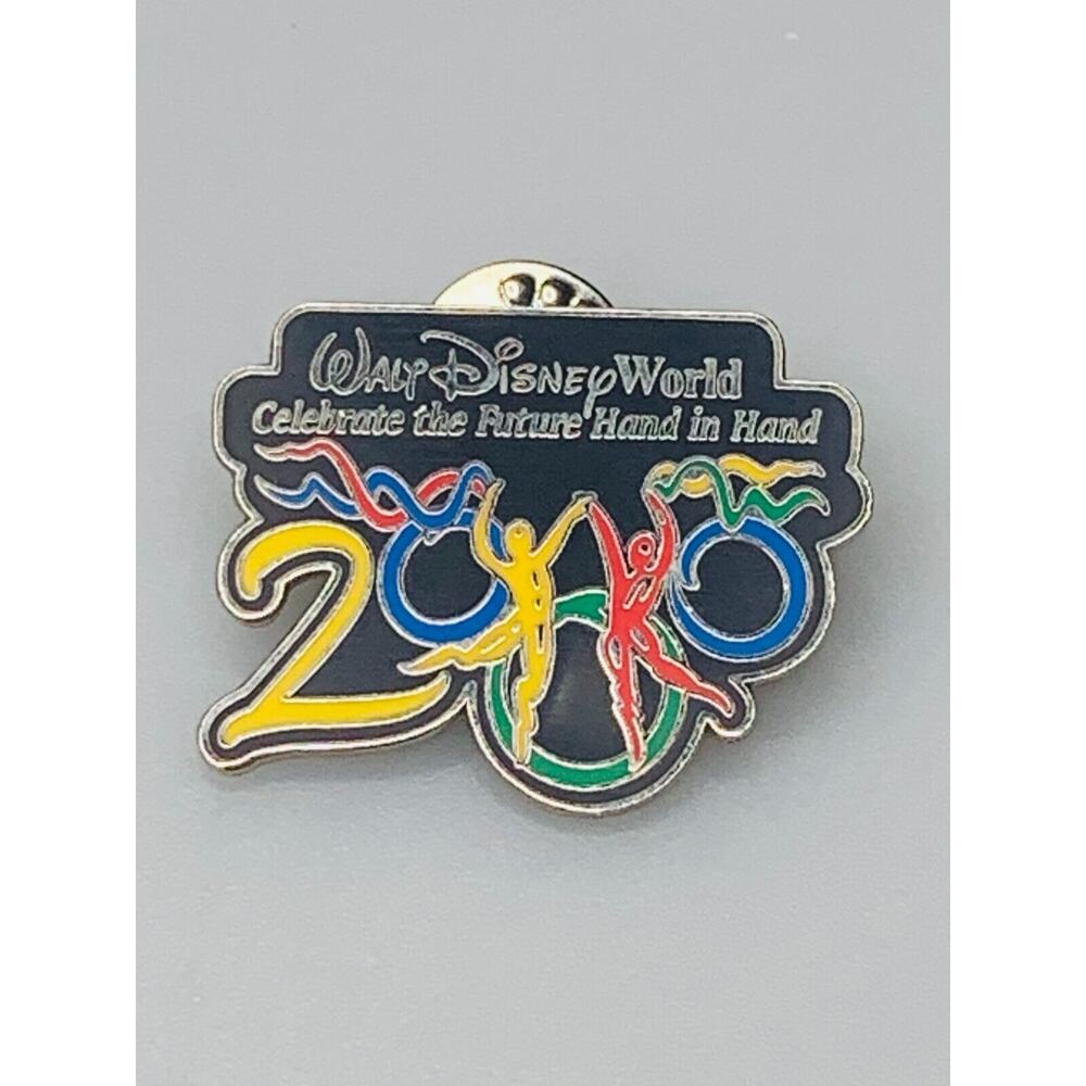 2000 Walt Disney World Celebrate the Future Hand in Hand Collector Pin